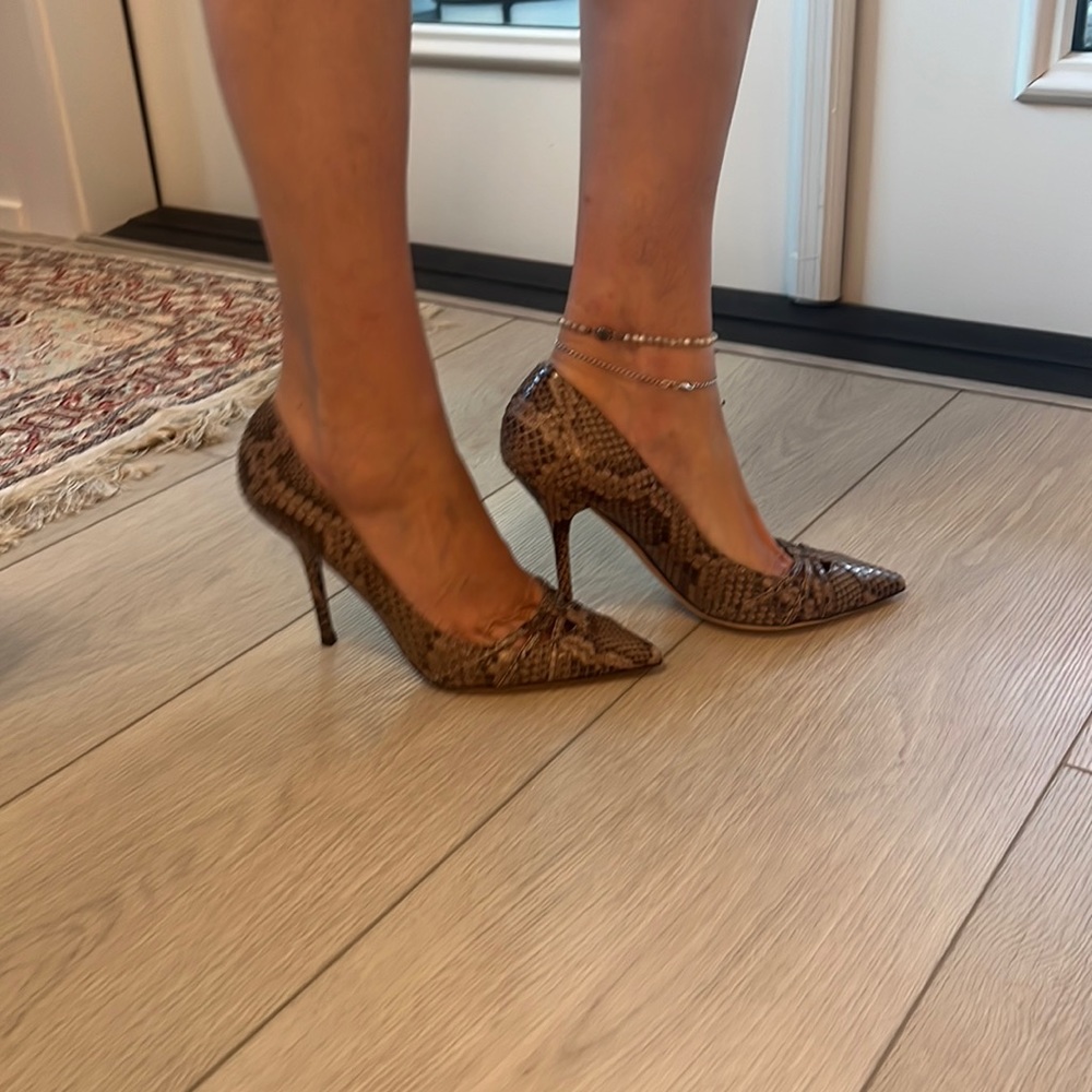 New Dolce & Gabbana python pumps
